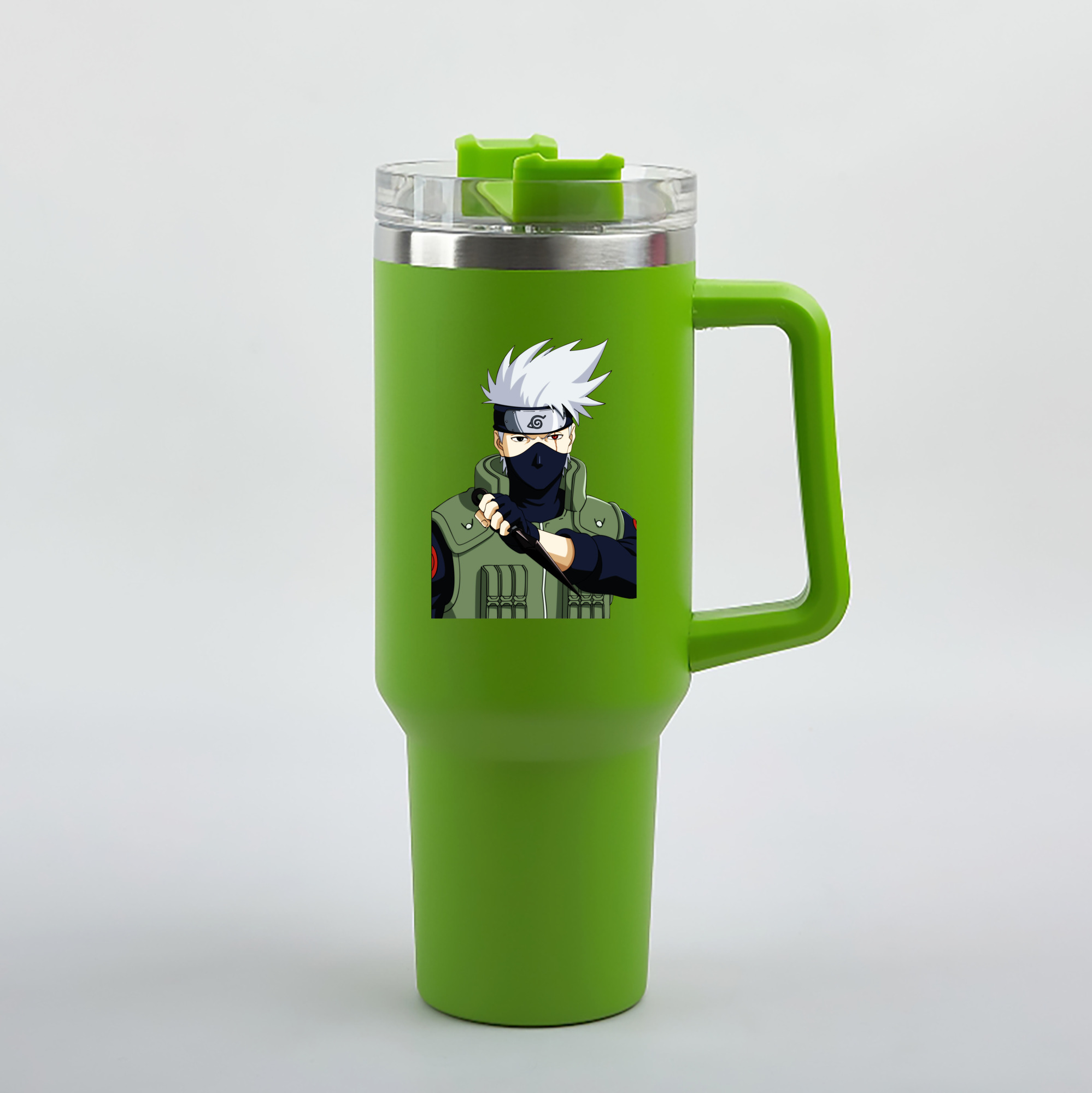 （画像用） NARUTO -ナルト- はたけ カカシ Hatake Kakashi 1200mL車用タンブラー（カラープリント）